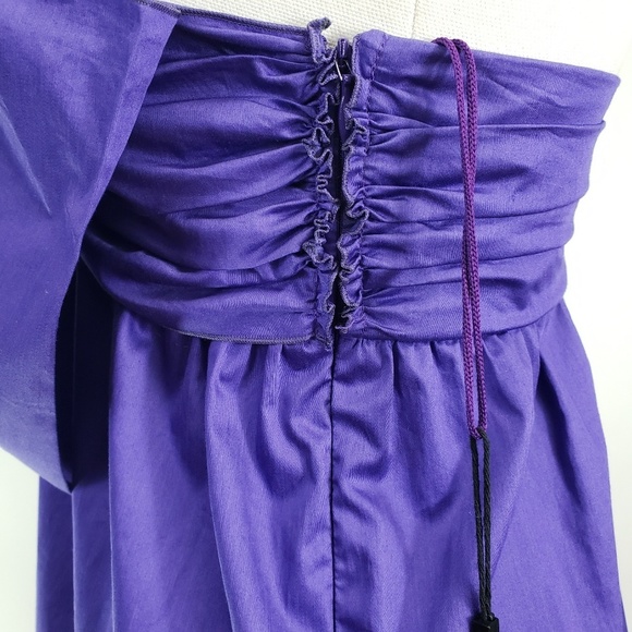 Missoni Halter Tie Purple Bow Front Dress Size 4 - Picture 5 of 8